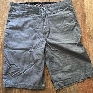 Volcom 10” grey pinstripe short